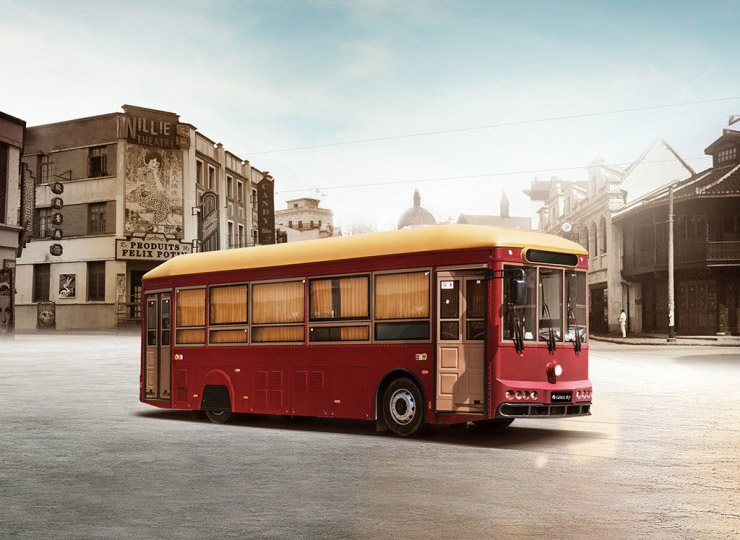 10.5m Vintage Bus